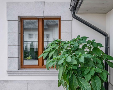 Brązowe okna tarasowe vetrex